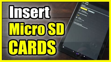 How to Install a micro SD card in a Fire HD 10 Tablet 9th  .